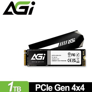 【綠蔭-免運】AGI 亞奇雷 AI818 1TB(鋁製散熱片) M . 2 PCIe 4 . 0 SSD
