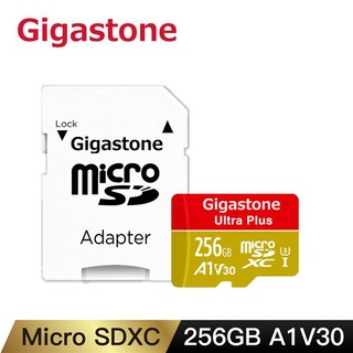 【綠蔭-免運】Gigastone microSDXC UHS - I U3 A1 (V30) 256G記憶卡(附轉卡)