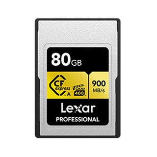 【綠蔭-免運】Lexar Professional Cfexpress Type A Card Gold Series 80GB記憶卡