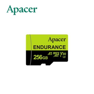 【綠蔭-免運】Apacer宇瞻 microSDXC 256GB V30 A1(U3)高效耐用監控記憶卡