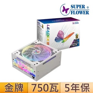 【綠蔭-免運】振華 LeadexIII ARGB 750W 金牌全模組化 白色 電源供應器