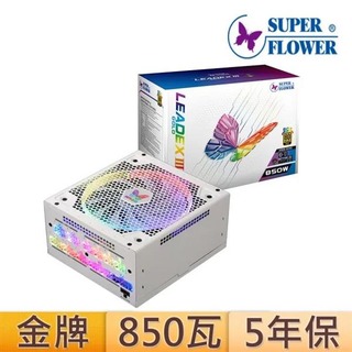 【綠蔭-免運】振華 LeadexIII ARGB 850W 金牌全模組化 白色 電源供應器