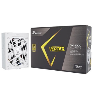 【綠蔭-免運】海韻 Vertex GX - 1000 ATX3 . 0 白色 金牌全模電源供應器