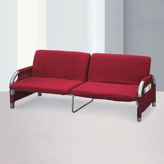 【DB202-1】雙人坐臥兩用沙發床(紅)(S085)