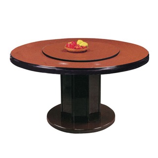 【DB353-7】4尺紅寶石圓桌(圓皿腳)