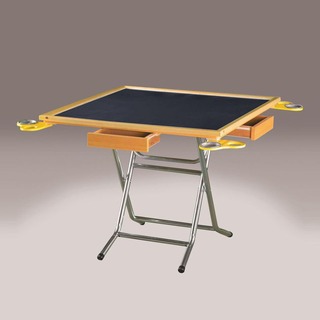 【DB361-8】G5麻將桌(含電鍍大腳)(木框木抽)