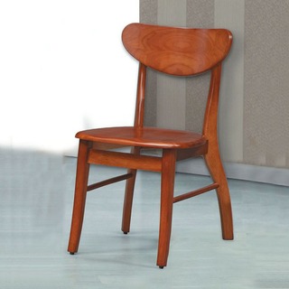 【DB364-8】柚木色木面餐椅(18C17A)