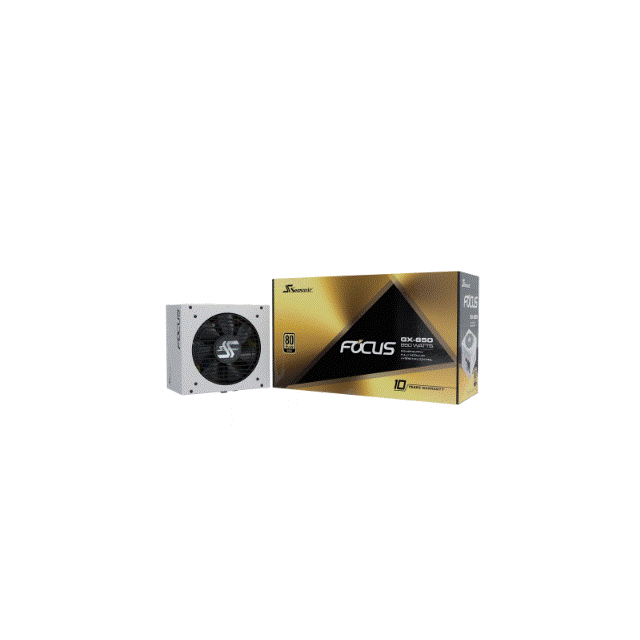 海韻 FOCUS GX-850 ATX3.0 金牌/全模 電源供應器 白色