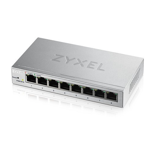 (聊聊享優惠) Zyxel GS1200-8-TW0101F網頁式管理8埠Gigabit交換器 (台灣本島免運費)