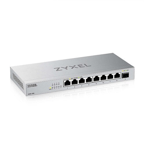 (聊聊享優惠) Zyxel XMG-108-TW0101F (台灣本島免運費) 8埠2.5G+1埠10G無網管交換器