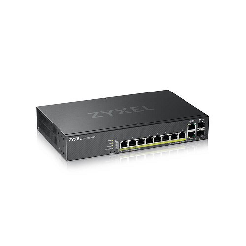 (聊聊享優惠) Zyxel GS2220-10HP-US0101F (台灣本島免運費) 8埠GbE PoE+2埠Combo L2+網管型交換器