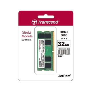 【綠蔭-免運】創見JetRam DDR5 5600 32G 筆記型記憶體(JM5600ASE-32G)