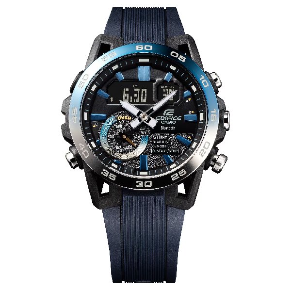 CASIO 卡西歐 ECB-40NP-1A NIGHTTIME DRIVE 系列太陽能藍芽計時腕錶48mm