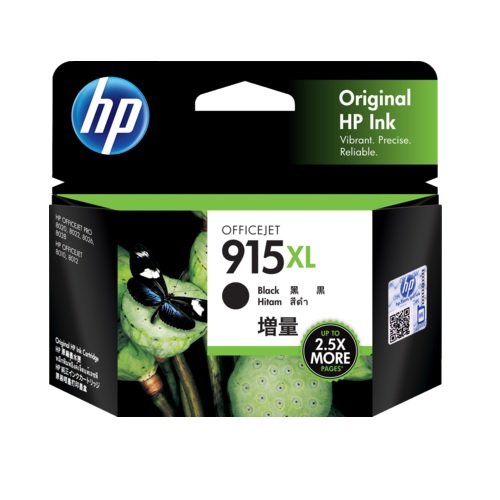 (聊聊享優惠) HP 915XL 高印量黑色墨水匣(台灣本島免運費)