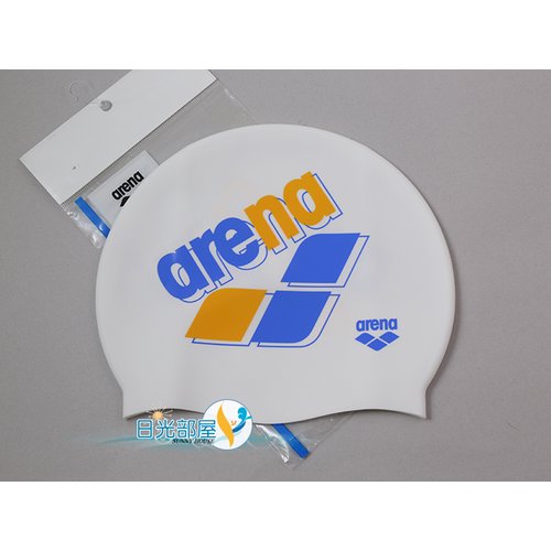 *日光部屋* arena (公司貨)/ARN-4403-WHT 舒適矽膠泳帽