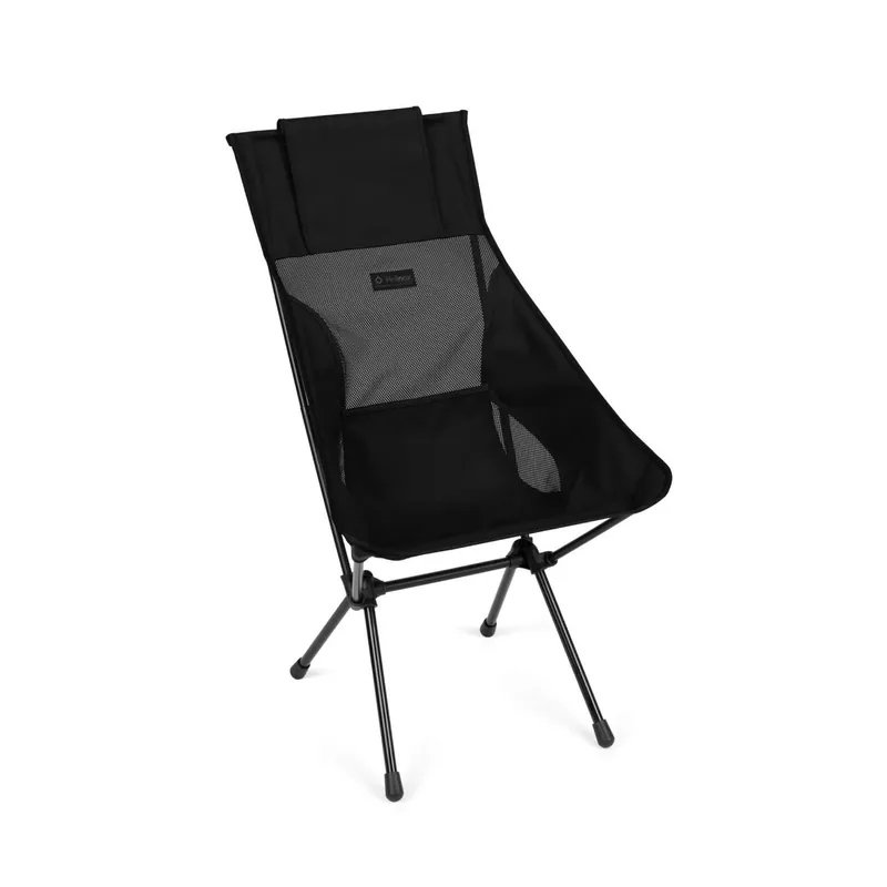 韓國 Helinox Sunset Chair 輕量戶外高腳椅 - 純黑 HX-11134R2