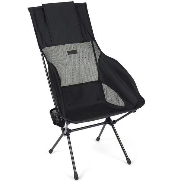 韓國 Helinox Savanna Chair 輕量高背椅-純黑 HX-11176