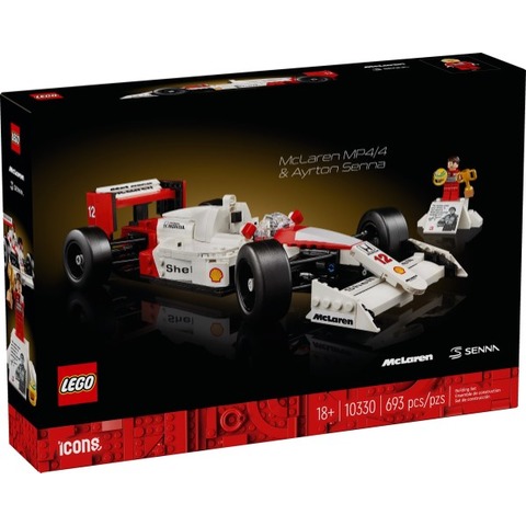 樂高LEGO ICONS 麥拉倫 MP4/4＆艾爾頓·冼拿 10330 TOYeGO 玩具e哥