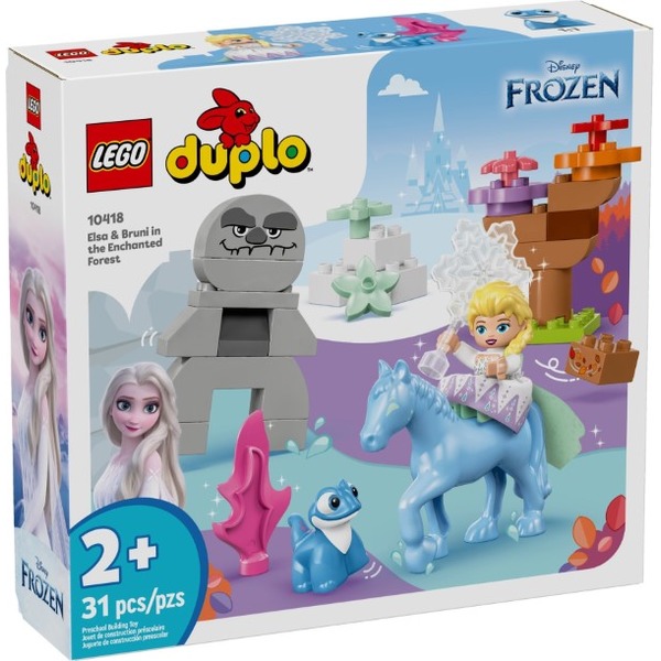 樂高LEGO DUPLO 冰雪奇緣 艾莎和布魯尼在魔法森林10418 TOYeGO 玩具e哥