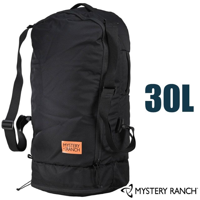 【Mystery Ranch 神秘農場】MISSION STUFFEL 大容量可背可提行李包30L.雙背後背包.手提袋.行李旅行袋/可收納成小包.肩帶可拆/61318 黑
