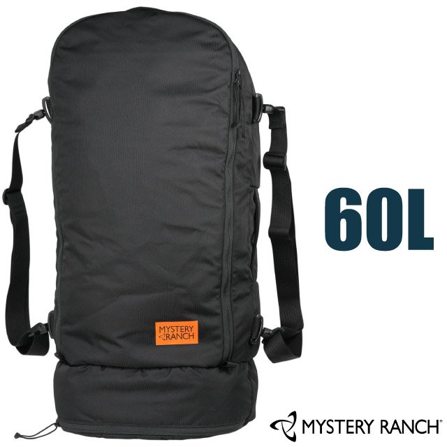 【Mystery Ranch 神秘農場】MISSION STUFFEL 大容量可背可提行李包60L.雙背後背包.手提袋.行李旅行袋/可收納成小包.肩帶可拆/61320 黑