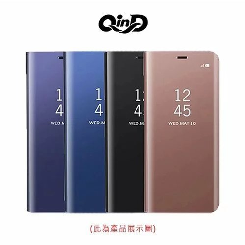 【現貨】QinD Redmi Note 9T/Note 9 5G 透視皮套 手機殼 保護殼 鏡面