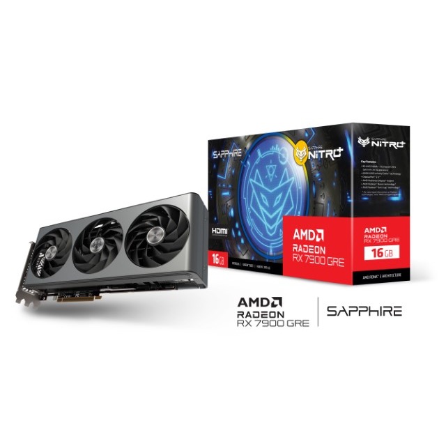 預購 6/6陸續出貨 SAPPHIRE NITRO+ AMD Radeon RX 7900 GRE 16GB_加贈藍寶禮包