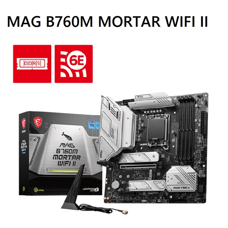 米特3C數位–MSI 微星 MAG B760M MORTAR WIFI II 主機板