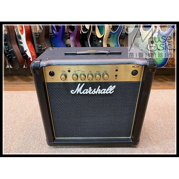 『苗聲樂器』Marshall MG15 Gold 15瓦電吉他音箱