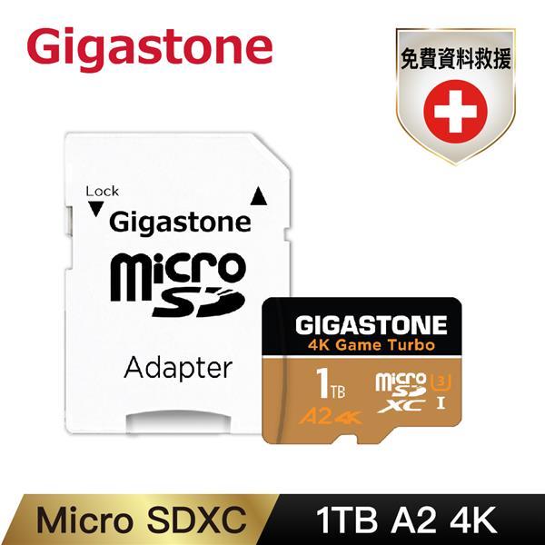 (聊聊享優惠) GIGASTONE MicroSDXC UHS-I U3 A2 4K 1TB記憶卡(五年資料救援) (台灣本島免運費)