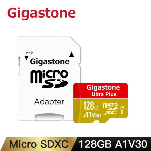 (聊聊享優惠) Gigastone microSDXC UHS-I U3 A1 (V30) 128G記憶卡(附轉卡) (台灣本島免運費)