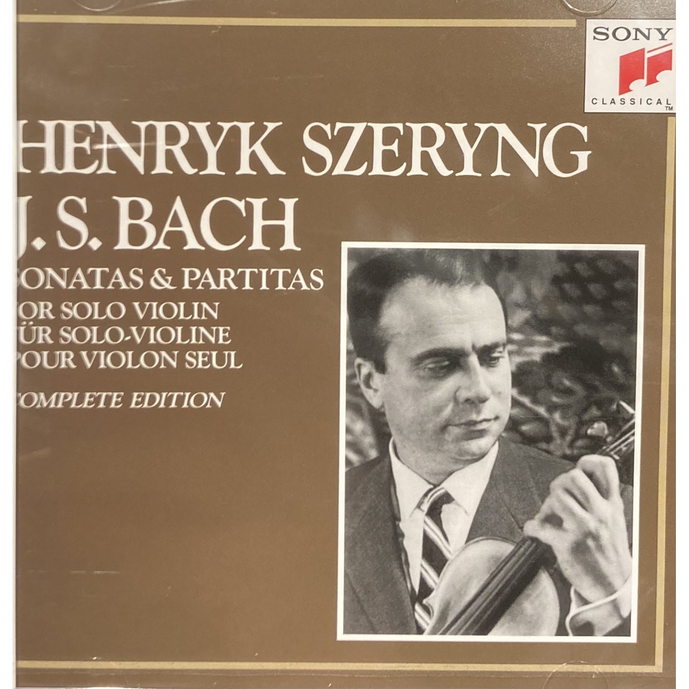 (SONY MUSIC JP)巴哈：無伴奏小提琴奏鳴曲與組曲 2CD 單聲道 (1955) / 謝霖 Henryk Szeryng