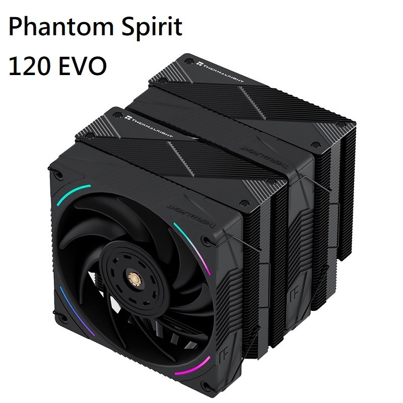米特3C數位–Thermalright 利民 Phantom Spirit 120 EVO CPU雙塔雙風扇