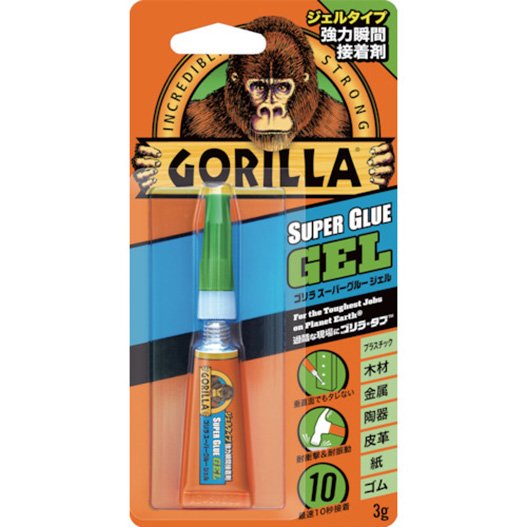 美國Gorilla 大猩猩超級膠水 瞬乾強力膠 凝膠 Super Glue GEL NO.1772