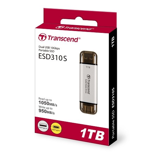 (聊聊享優惠) 創見1TB,外接SSD (台灣本島免運費) TS1TESD310S
