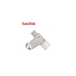 【SanDisk】Ultra Luxe Type-C 128GB 雙用隨身碟 銀色