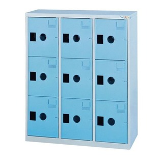 【DS53-9】9大門鞋櫃(藍色) MC-5009C