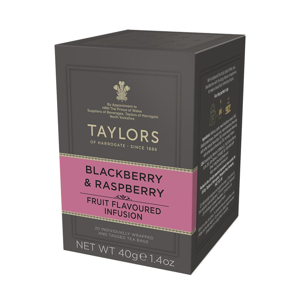 (新品上市)英國Taylors泰勒茶-莓果茶blackberry &amp; raspberry 2g*20入/盒 期限:202508