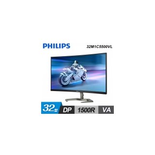 【Philips 飛利浦】32M1C5500VL 32型 曲面電競螢幕