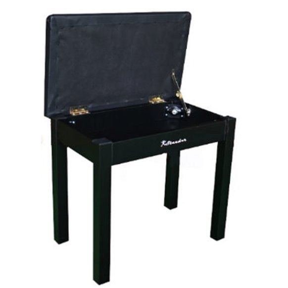 亞洲樂器 STANDER KBH-450B 鋼琴椅、電子琴椅、椅子、可收納樂譜(掀蓋式琴椅)、黑色