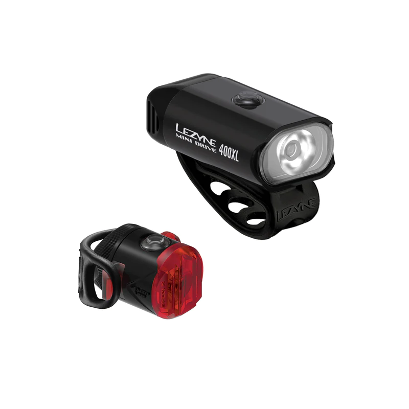 Lezyne Mini 400 XL / Femto USB Pair 德國充電式LED自行車前後燈組合