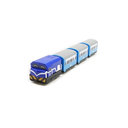 MJ 預購中 鐵支路 QV008T2 R100(藍) 復興號列車 迴力車