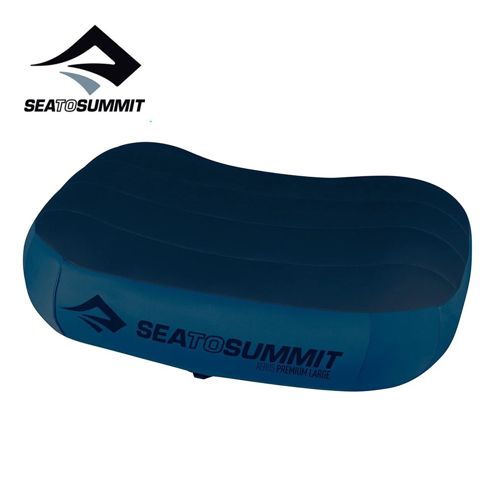【Sea to Summit 澳洲】Aeros Premium Pillow 50D 充氣枕 2.0 加大版 海軍藍 (STSAPILPREML)