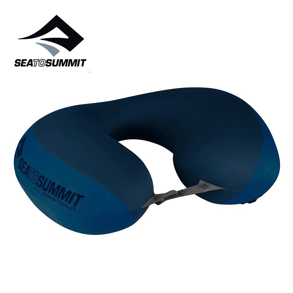 【Sea to Summit 澳洲】Aeros Premium Pillow 50D 充氣頸枕 2.0 海軍藍 (STSAPILPREMYHA)