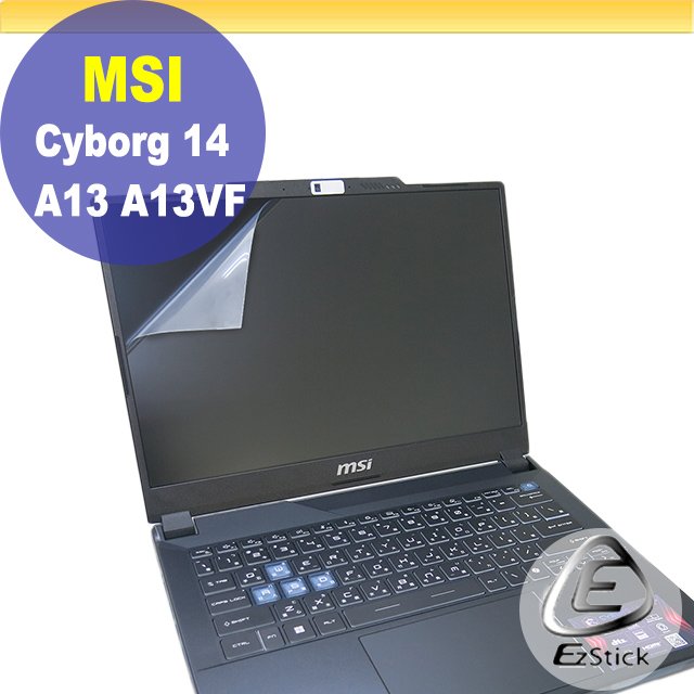 MSI Cyborg 14 A13 A13VF A13UCX 靜電式筆電LCD液晶螢幕貼 (可選鏡面或霧面)