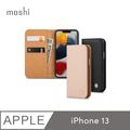 Moshi Overture for iPhone 13 磁吸可拆式卡夾型皮套
