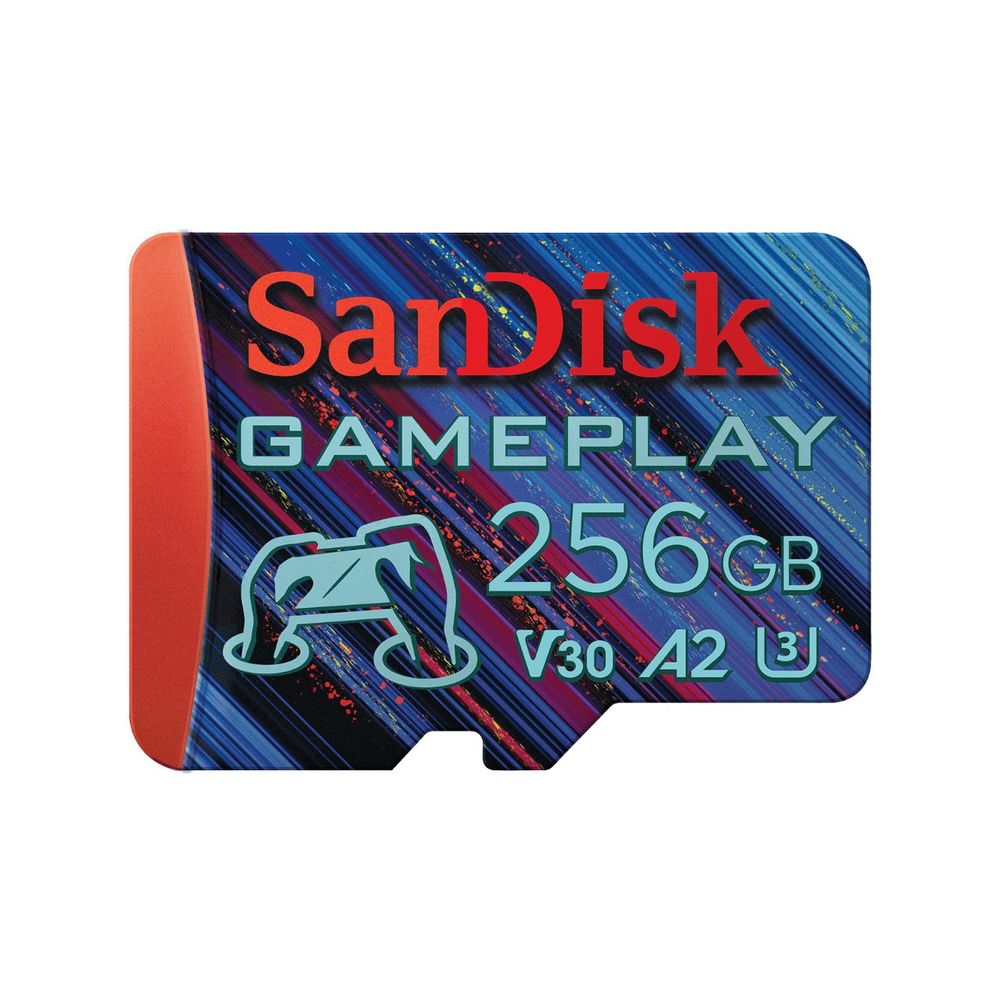 SanDisk GamePlay microSD card for Mobile Gaming, microSDXC 256GB, V30, U3, C10, 記憶卡