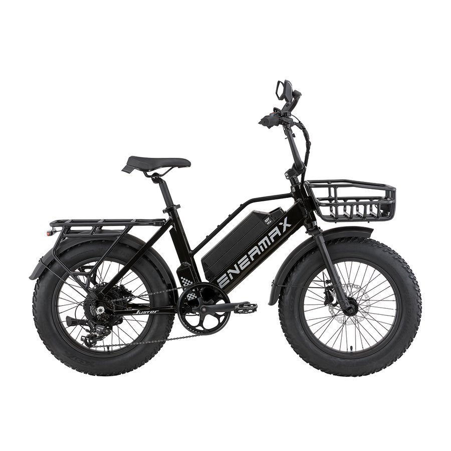 ENERMAX Juster 杰司特 低跨點胖胎電動輔助自行車 (晶鑽黑)