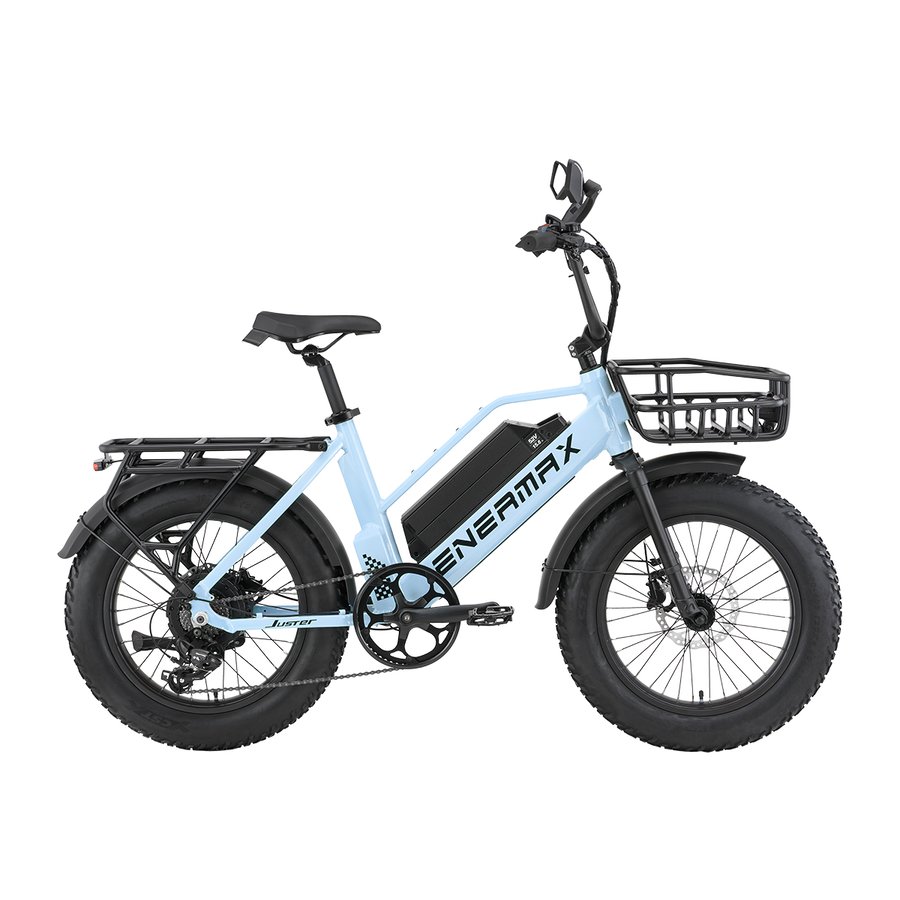 ENERMAX Juster 杰司特 低跨點胖胎電動輔助自行車 (天空藍)