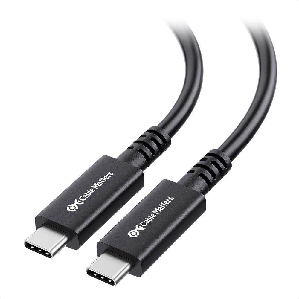 [4美國直購] Cable Matters 201314 40Gbps 主動 Active USB4 USB-C 3m 連接線 8K 100W 兼容 Thunderbolt 4/3